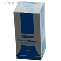 Gutenberg Stempelfarbe 20002 ohne Öl 30ml Flasche blau