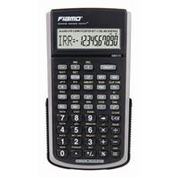 FIAMO Taschenrechner ABA10 Batterie LCD-Displa schwarz 1-zeilig 10-stellig