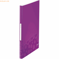 LEITZ 4632-00-62 PP 40Hüllen Sichtbuch A4 Wow violett metal