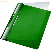 Leitz Schnellhefter Universal 4190 A4 grün PVC Kunststoff kaufmännische Heftung mit Abheftlochung bis 250 Blatt