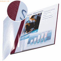 Leitz Buchbindemappen impressBind SoftCover A4 bordeaux 10,5mm 71-105 Blatt 10 Stück