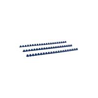 Renz Plastikbinderücken 17100321 blau US-Teilung 21 Ringe auf A4 70 Blatt 10mm 100 Stück