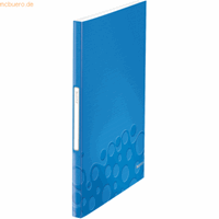 LEITZ 4632-00-36 PP 40Hüllen Sichtbuch A4 Wow blau metallic
