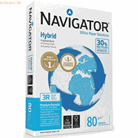 Navigator Hybrid A4 80g Kopierpapier weiß 500 Blatt