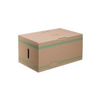 Cartonia Archivcontainer 10 Stück braun für 6 Archivboxen mit 8cm Rücken 49 l