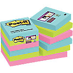 post-it Super Sticky Notes 47,6 x 47,6 mm Miami Kleuren 12 Blokken van 90 Vellen