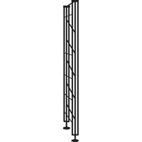 kerkmann Abschlussrahmen Libra 230 x 30 cm - Schwarz