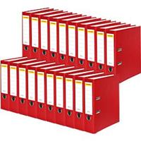 Schäfer Shop Select  ordner, A4, rugbreedte 80 mm, 20 stuks, rood