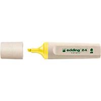 edding Textmarker 24 EcoLine, zu 90 % aus nachwachsenden Rohstoffen, nachfüllbar, div. Schreibfarben, 10 Stck.