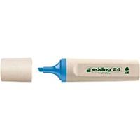 edding Textmarker 24 EcoLine, zu 90 % aus nachwachsenden Rohstoffen, nachfüllbar, div. Schreibfarben, 10 Stck.