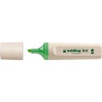 edding Textmarker 24 EcoLine, zu 90 % aus nachwachsenden Rohstoffen, nachfüllbar, div. Schreibfarben, 10 Stck.