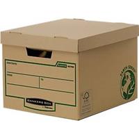 Fellowes archiefbox Bankers Box Earth Heavy Duty, bijzonder stevig, met deksel, 100% gerecycled karton, 10 stuks
