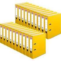 herlitz ordner maX.file protect, A4, rugbreedte 80 mm, 20 stuks, geel