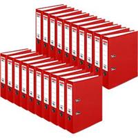 herlitz ordner maX.file protect, A4, rugbreedte 80 mm, 20 stuks, rood