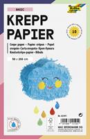 Folia Paper Crepepapier Folia 50x200cm Basis 10kleuren