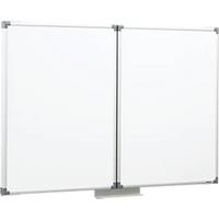 MAUL whiteboard inklapbaar, 2 vleugels, 1500 x 1000 mm