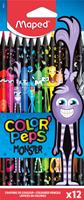Maped Color'Peps Monster Colour pencils x 12