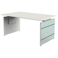 kerkmann Schreibtisch Lugano 160 x 80 - Weiss