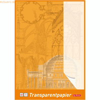 herlitz 5 x  Transparentpapier-Block A3 65g/qm 25 Blatt