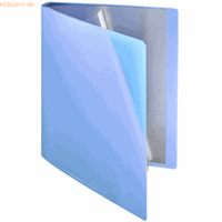 foldersys Sichtbuch flexibel A4 50 Hüllen PP blau transparent