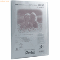 pentel Sichtbuchmappe Clear transluzent A4 30 Hüllen transaprent
