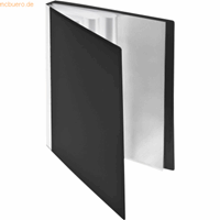 FolderSys PP presentatiemap, voor A4-formaat, 40 zichtmappen, zwart