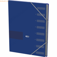 elba 12 x  Ordnungsmappe Touch Office A4 Karton 400g/qm 8 Fächer blau