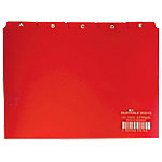 DURABLE 365003 Alfabetische tabbladindex Rood A5 liggend Plastic 21 x 14,8 cm 25 Stuks