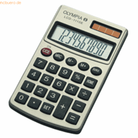 Olympia LCD 1110 E Pocket Basisrekenmachine Zilver calculator