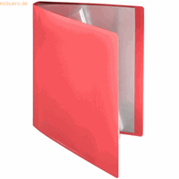 foldersys Sichtbuch flexibel A4 10 Hüllen PP rot