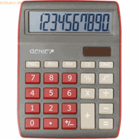 Genie 840 DR calculator Desktop Rekenmachine met display Rood