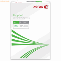 xerox 5 x  Kopierpapier Recycled weiß 80g/qm A4 VE=500 Blatt