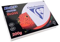 Clairefontaine DCP presentatiepapier coated gloss ft A4, 200 g, pak van 250 vel
