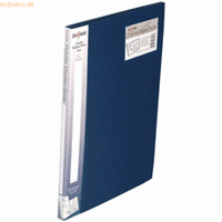 snopake 5 x  Sichtbuch A4 20 Hüllen/40 Seiten mit Dokumententasche blau