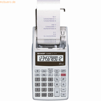 sharp Tischrechner EL-1611P Batterie/Netzanschluss 96x191x40mm Weiß