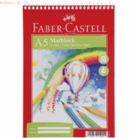 fabercastell 10 x Faber Castell Malblock A5 Rote Linie 60 Blatt