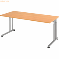 Hjh OFFICE PRO Zeno 19 S | 180x80, Melamine-gecoate spaanplaat, Mehrfarbig