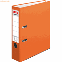 herlitz Ordner protect Kunststoff (PP) A4 8cm orange VE=5 Stück maX.fi