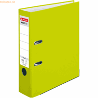 herlitz Ordner maX.file protect A4 8cm neon grün PP-Kunststoffbezug
