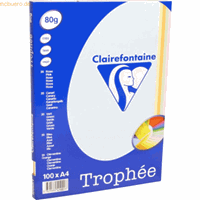 clairefontaine 10 x  Kopierpapier Trophee A4 80g/qm 100 Blatt farbig so