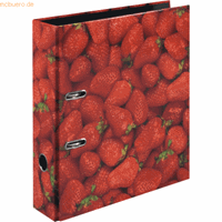 herlitz Motivordner A4 80mm 'Erdbeeren'