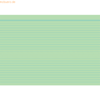 rnk Karteikarten A5 liniert grün VE=100 Stück