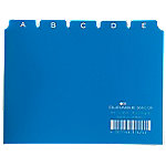 durable Leitregister A-Z A6quer PP 25-teilig blau