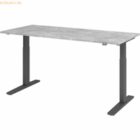 Hjh OFFICE PRO Xmka 19 G | 180x80 180x80 Elektrisch in hoogte verstelbaar., Melamine-gecoate spaanplaat, Mehrfarbig