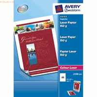 Avery Fotopapier Superior Laser Kopieerapparaat, Laserprinter, A4, 150 g/mÂ², glanzend 2598-200