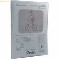 pentel Sichtbuchmappe Clear transluzent A4 20 Hüllen transparent