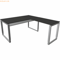 kerkmann Schreibtisch Architekt BxTxH 160x180x75cm (mit Anbautisch) an