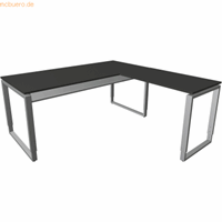 kerkmann Schreibtisch Architekt BxTxH 180x180x75cm (mit Anbautisch) an