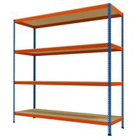 Grootvak-zwaarlaststelling, hoogte 2438 mm, totale diepte 773 mm, breedte 2450 mm