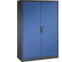 C+P ACURADO universele kast, b x d = 1200 x 500 mm, zwartgrijs/gentiaanblauw